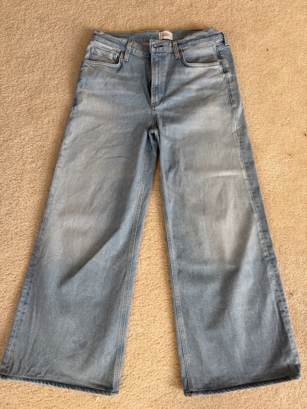 Citizens Of Humanity Light Wash Wide-Leg Jeans